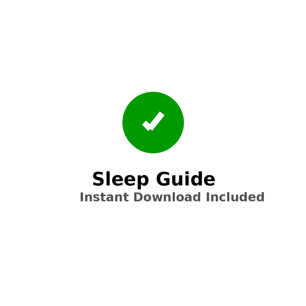 Digital Sleep Guide (Instant Download)